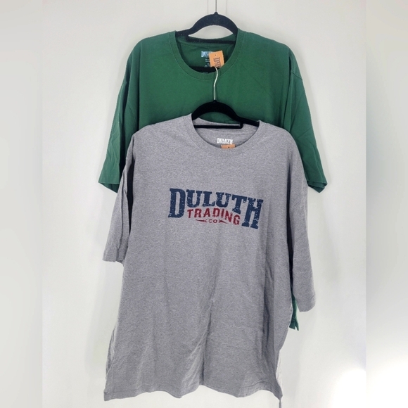 Duluth Trading Co Gray and Green T-Shirts Size XL New - Picture 1 of 5